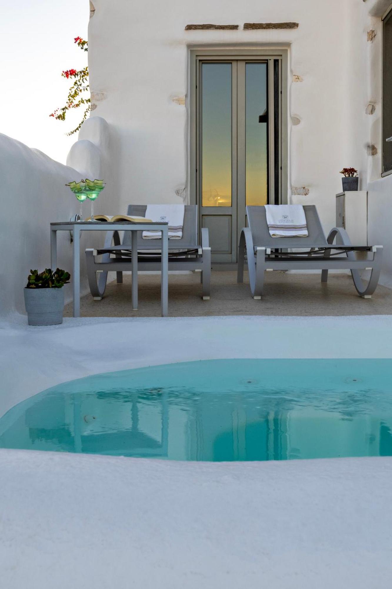Angels Villas Deluxe Concept Houses Náousa Buitenkant foto