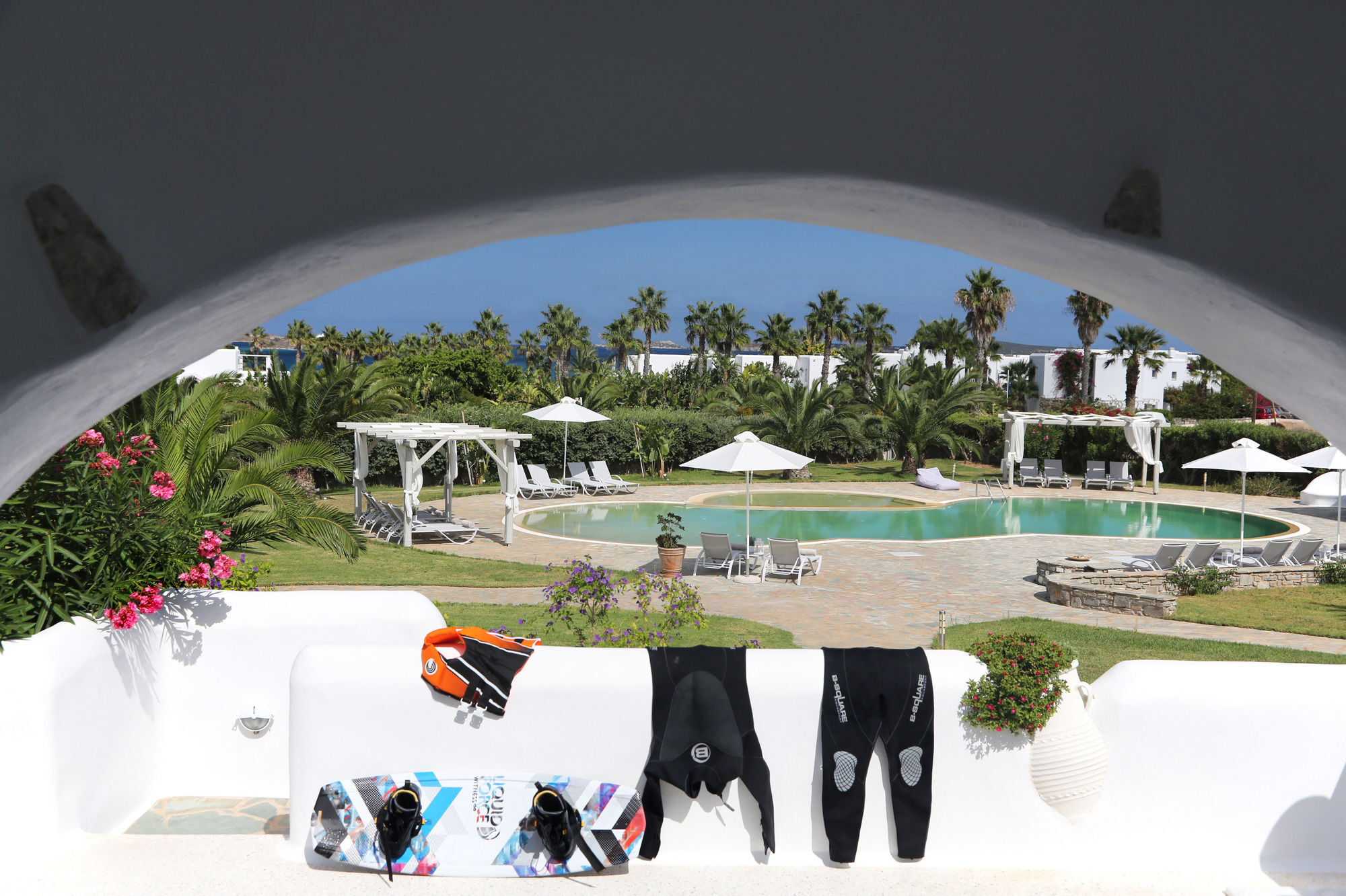Angels Villas Deluxe Concept Houses Náousa Buitenkant foto